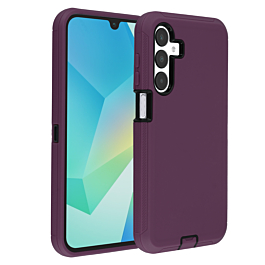 Heavy Duty Case for Galaxy A16 5G (MAROON & BLACK) (Only Ground Shipping)