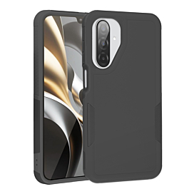 Galaxy A17 Dual Layers Shockproof Strong Case - BLACK (Only Ground Shipping)