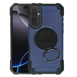 Hybrid Tuff Case with Magnetic Kickstand (DARK BLUE) for Galaxy A17 (Only Ground Shipping)