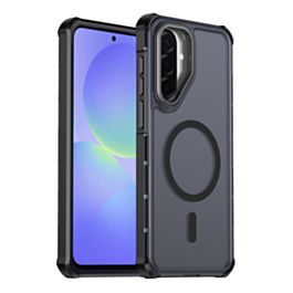 Dual Layer Electroplated Border Wireless Charging Case (BLACK) for Galaxy A36 5G / A37 5G / A56 5G (Only Ground Shipping)