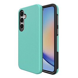 Galaxy A37 Shock Absorption Protective Dual Layer Case - TEAL (Only Ground Shipping)