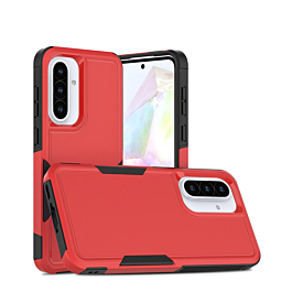 Galaxy A37 Dual Layers Shockproof Strong Case - RED (Only Ground Shipping)