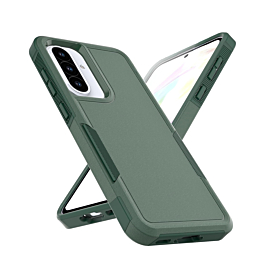 Galaxy A57 Layers Shockproof Strong Case - DARK GREEN (Only Ground Shipping)