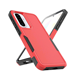 Galaxy A57 Layers Shockproof Strong Case - RED (Only Ground Shipping)