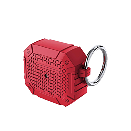 Hard Full Protective Military Design Case - RED for Airpods 4th Gen (Only Ground Shipping)