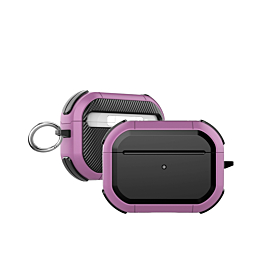 AirPods 4th Gen Rugged Armor with Keychain Case - PINK (Only Ground Shipping)