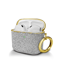 New Stone Design Case - SILVER for Airpods (4th Gen) (Only Ground Shipping)
