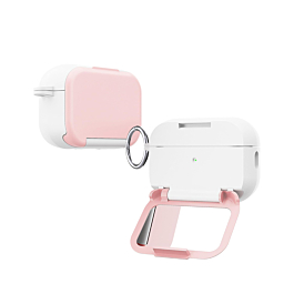 Creative Makeup Mirror Stand Holder Case  - PINK for AirPods Pro 3 (Only Ground Shipping)