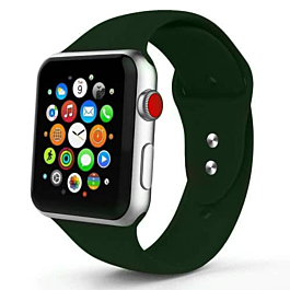 iWatch (42/44/45/49mm) Silicone Band - ARMY GREEN (Only Ground Shipping)