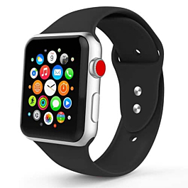 iWatch 38MM/40MM Silicone Band - BLACK (Only Ground Shipping)