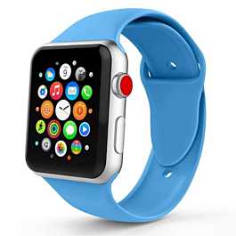 iWatch (42/44/45/49mm) Silicone Band - BLUE (Only Ground Shipping)