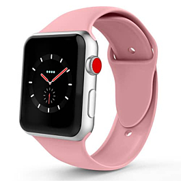 iWatch (42/44/45/49mm) Silicone Band - BRIGHT PINK (Only Ground Shipping)
