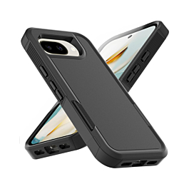 Dual Layers Shockproof Strong Case  w/Ring for Google Pixel 10A (BLACK) (Only Ground Shipping)