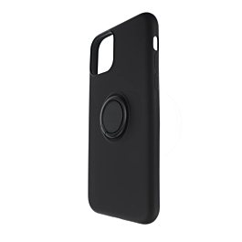 Soft Solid Case with Ring BLACK for iPhone 11 Pro Max (Only Ground Shipping)
