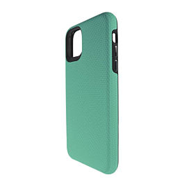 Shock Absorption Protective Dual Layer Case - TEAL for iPhone 11 Pro Max (Only Ground Shipping)