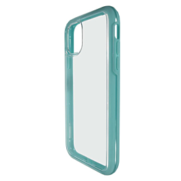 Acrylic Dual Layer Transparent Case - TEAL for iPhone 11 Pro Max (Only Ground Shipping)