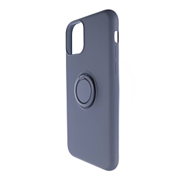 Soft Solid Case with Ring LIGHT BLUE for iPhone 11 Pro Max (Only Ground Shipping)