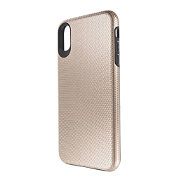 Shock Absorption Protective Dual Layer Case - GOLD for iPhone XR (Only Ground Shipping)