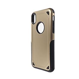 Armor Dual Layer Impact Shockproof Cover - GOLD for iPhone XR (Only Ground Shipping)