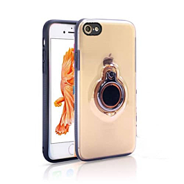 TPU Design Magnet Case with I-ring - GOLD for iPhone 8P / 7P (Only Ground Shipping)