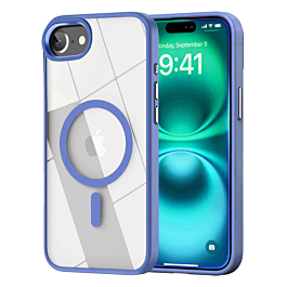 Shiny Magnetic Clear Cases - BLUE for iPhone 7 (Only Ground Shipping)