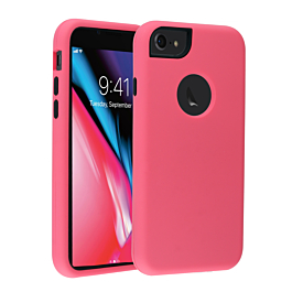 Three Layer Heavy Duty Shockproof Anti-Scratch Protective Case - PINK for iPhone 6 / 6S / 7 / 8 (Only Ground Shipping)