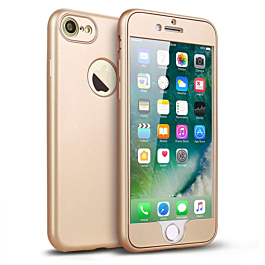 Fully Covering Shockproof Case - GOLD for iPhone 8P / 7P (Only Ground Shipping)