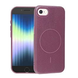 Magnetic Leather Soft Cases - SUNSET PURPLE for iPhone 7 / 8 (Only Ground Shipping)
