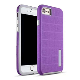 Innovative Hybrid Design Dual Pro Case - PURPLE for iPhone 8P / 7P (Only Ground Shipping)