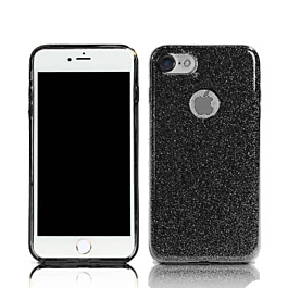 Shiny Film Material Innovation TPU Case - BLACK for iPhone 8P / 7P (Only Ground Shipping)