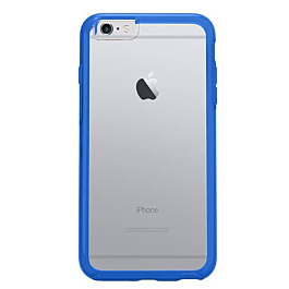 Acrylic Symmetry Dual Layer Transparent Case - BLUE for iPhone 8P / 7P / 6SP / 6P (Only Ground Shipping)