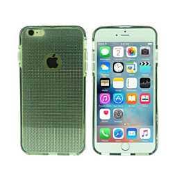 Diamond Pattern Transparent Silicone - BLACK for iPhone 6S / 6G (Only Ground Shipping)