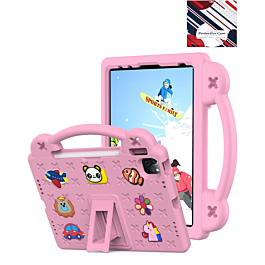 Shockproof Handle Case - PINK for iPad 10 2022 (10.9") / iPad 11 (A16) / Air 11 2024 / Air 4 / Air 5 / Pro 11 (All Models) (Only Ground Shipping)