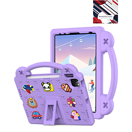 Shockproof Handle Case - PURPLE for iPad 10 2022 (10.9") / iPad 11 (A16) / Air 11 2024 / Air 4 / Air 5 / Pro 11 (All Models) (Only Ground Shipping)