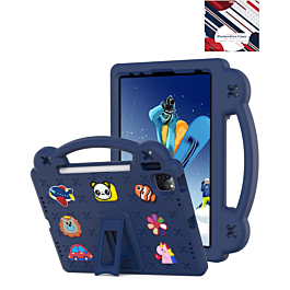 Shockproof Handle Case - NAVY BLUE for iPad 10 2022 (10.9") / iPad 11 (A16) / Air 11 2024 / Air 4 / Air 5 / Pro 11 (All Models) (Only Ground Shipping)