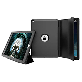 Full Body Protective Case - BLACK for iPad 5 (2017) / iPad 6 (2018) (Only Ground Shipping)
