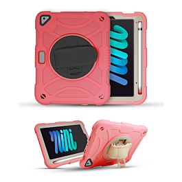 Hand Adjustable Heavy Duty Case with Shoulder Strap - PINK for iPad 10.2" (7th / 8th / 9th) / Air 3 / Pro 10.5 (Only Ground Shipping)