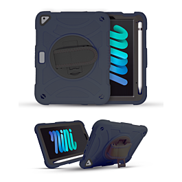 Hand Adjustable Heavy Duty Case with Shoulder Strap - DARK BLUE for iPad 10.2" (7th / 8th / 9th) / Air 3 / Pro 10.5 (Only Ground Shipping)