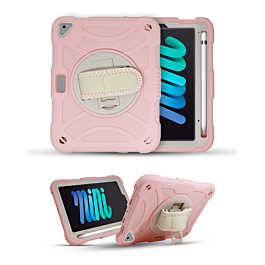 Hand Adjustable Heavy Duty Case with Shoulder Strap - ROSE PINK for iPad 10.2" (7th / 8th / 9th) / Air 3 / Pro 10.5 (Only Ground Shipping)