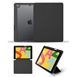 Smart Full Body Magnet Cover - BLACK for iPad 10.2" (7th / 8th / 9th) (Only Ground Shipping)
