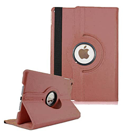 360 Degree Rotating Swivel Stand Case - ROSE GOLD for iPad Mini 1 / 2 / 3 (Only Ground Shipping)