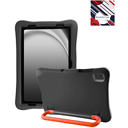 Kids Shockproof Tablet Case with Rotating Handle Stand - BLACK for iPad 10 2022 (10.9") / iPad 11 (A16) (Only Ground Shipping)