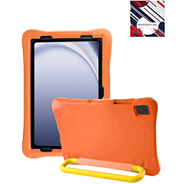 Kids Shockproof Tablet Case with Rotating Handle Stand - ORANGE for iPad 10 2022 (10.9") / iPad 11 (A16) (Only Ground Shipping)