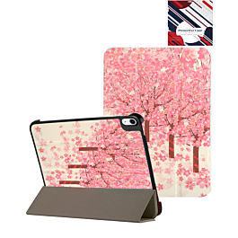 Old Style Notebook Design Case - PINK TREES for iPad Air 11 2024 / 10 2022 (10.9") / Air 4 / Air 5 / Pro 11 (1st / 2nd / 3rd / 4th) (Only Ground Shipping)