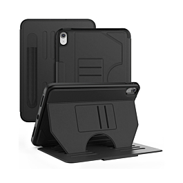 Magnetic Multi-Layers Protective Case with Pen Holder - BLACK for iPad 10 2022 (10.9") / iPad 11 (A16) (Only Ground Shipping)