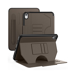 Magnetic Multi-Layers Protective Case with Pen Holder - BROWN for iPad 10 2022 (10.9") / iPad 11 (A16) (Only Ground Shipping)