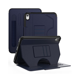 Magnetic Multi-Layers Protective Case with Pen Holder - DARK BLUE for iPad 10 2022 (10.9") / iPad 11 (A16) (Only Ground Shipping)