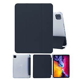 Smart PU Leather Stand (DARK BLUE) for iPad Pro 11 (5th / 2024) with Pen Holder (Only Ground Shipping)