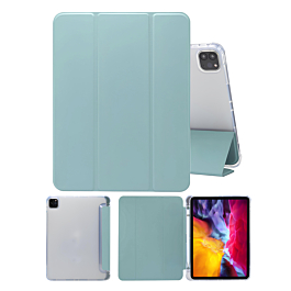 Smart PU Leather Stand with Pen Holder - BLUE for iPad Pro 11 (5th / 2024) (Only Ground Shipping)