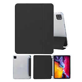 Smart PU Leather Stand with Pen Holder - BLACK for iPad Pro 11 (5th / 2024) (Only Ground Shipping)